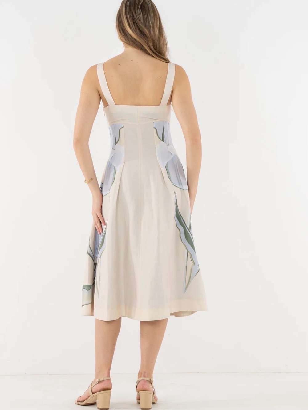 Emily McCarthy Constance Midi Lavender fields midi dress NWT - Picture 2 of 6